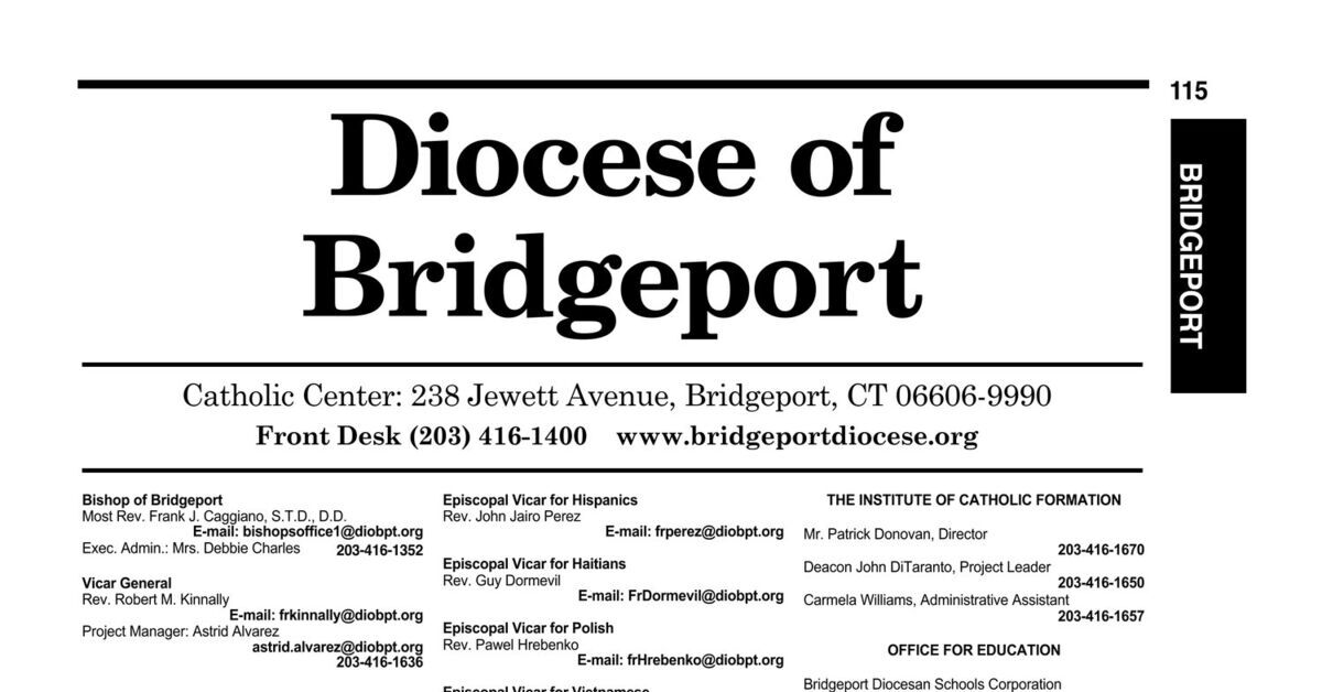 diocese of bridgeport priest assignments 2022