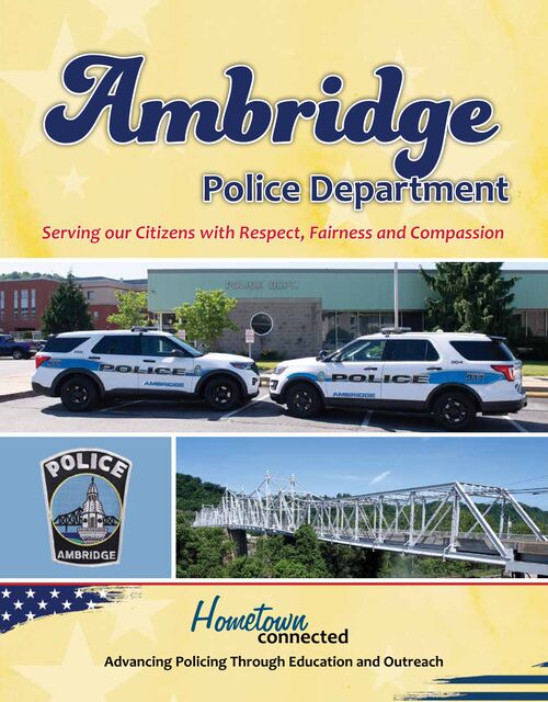 Hometown Connected Ambridge Police Dept Magazine