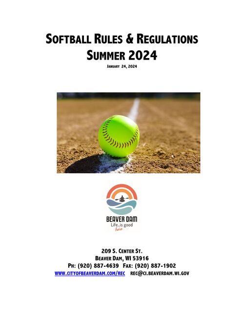 Softball Rules & Regulations