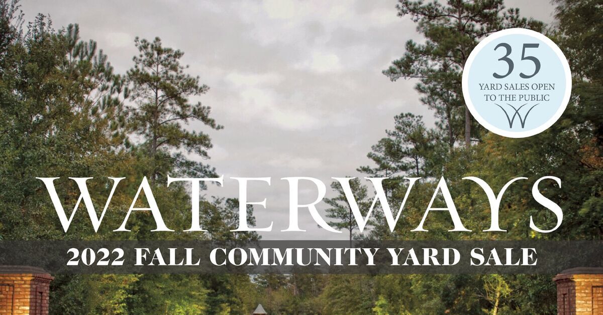 2022 Waterways Fall Yard Sale