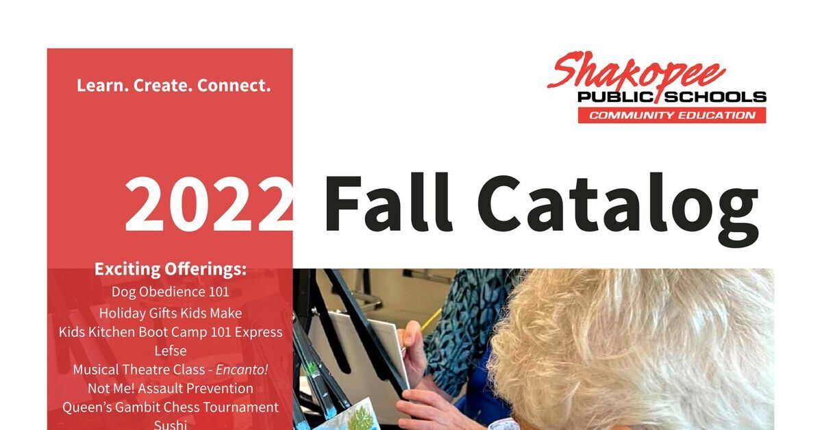 2022 Fall Community Education Catalog