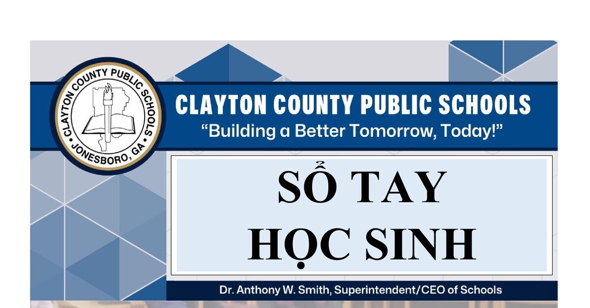 2024-2025 Student Handbook Vietnamese